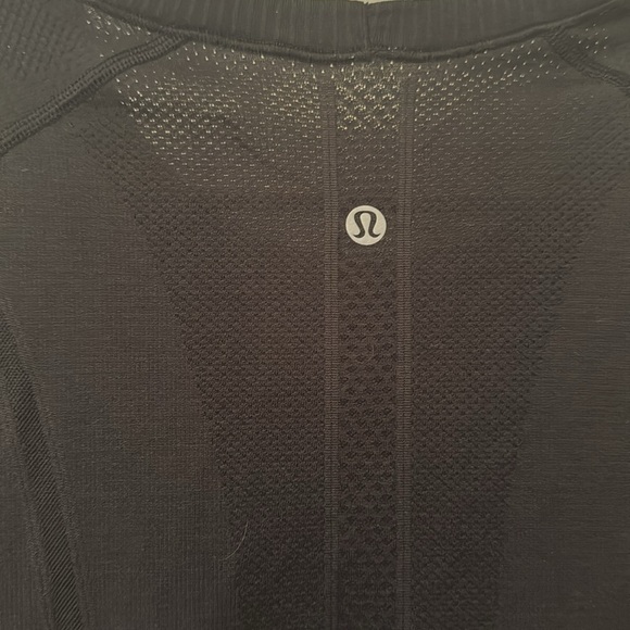 lululemon black swiftly tech short sleevee - Picture 3 of 3